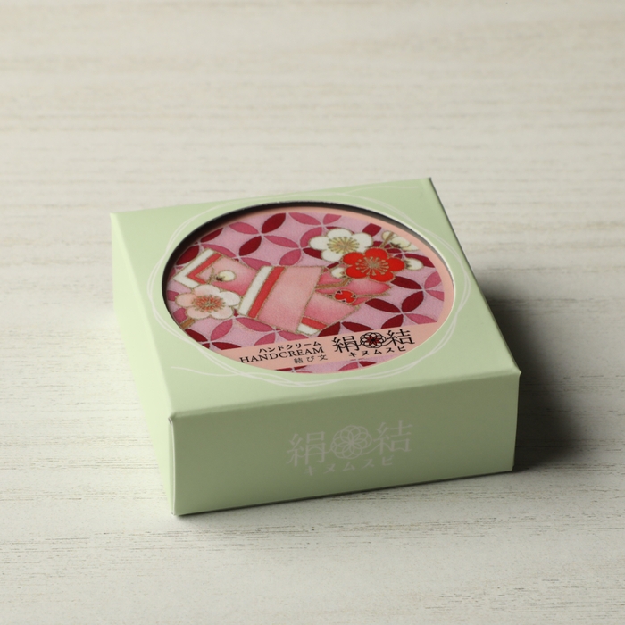 京友禅ハンドクリーム 個装(結び紋)
