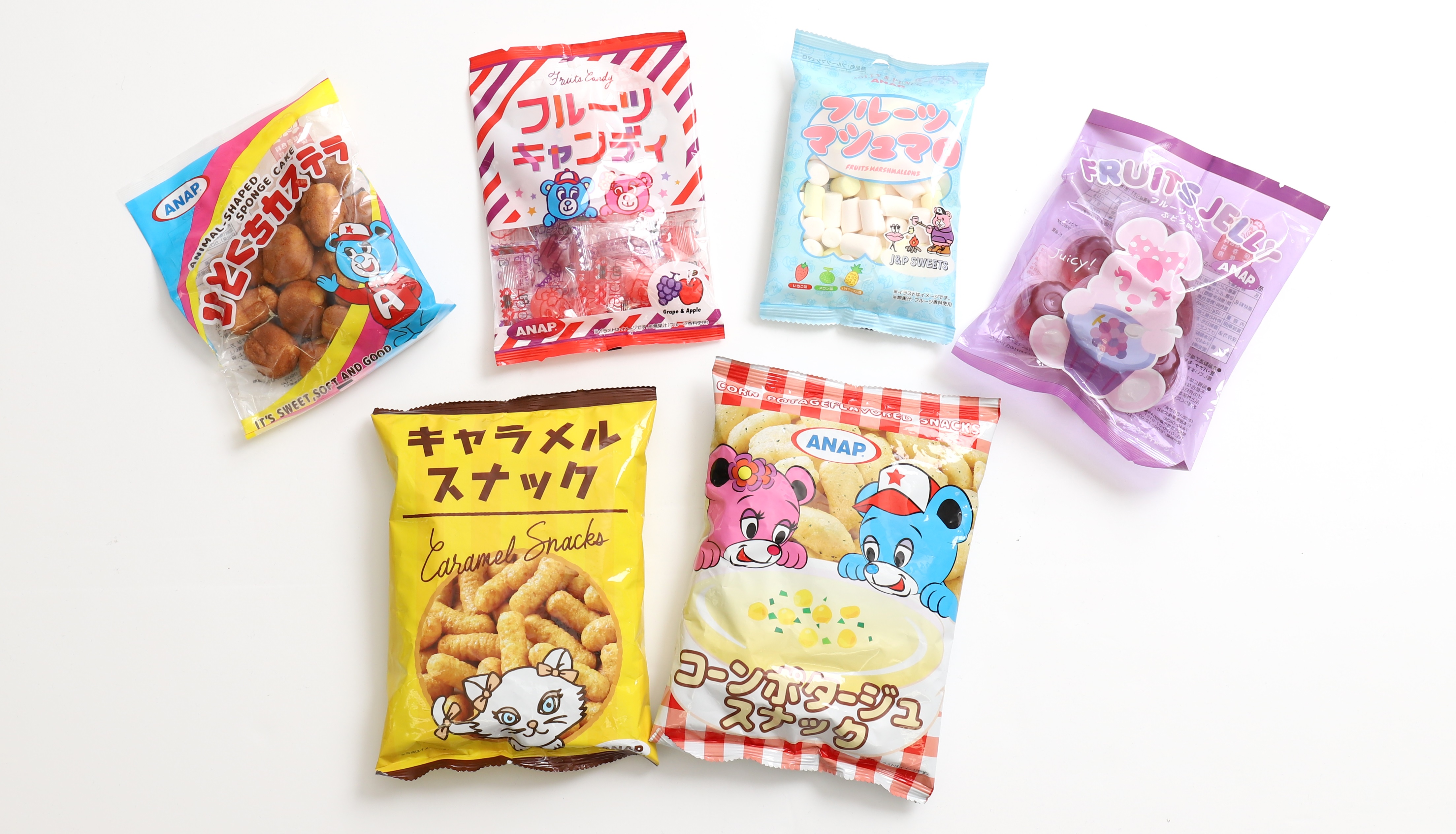 「ANAP」と菓子食品総合商社「コンフェックス」 コラボお菓子の新作が全国で発売！