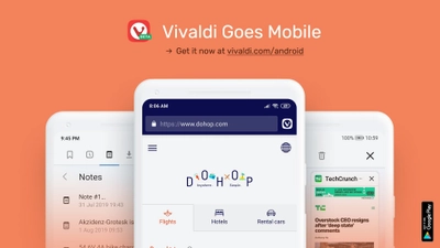 Vivaldiブラウザー、Androidデバイス向けブラウザーの ベータ版を9月9日にリリース