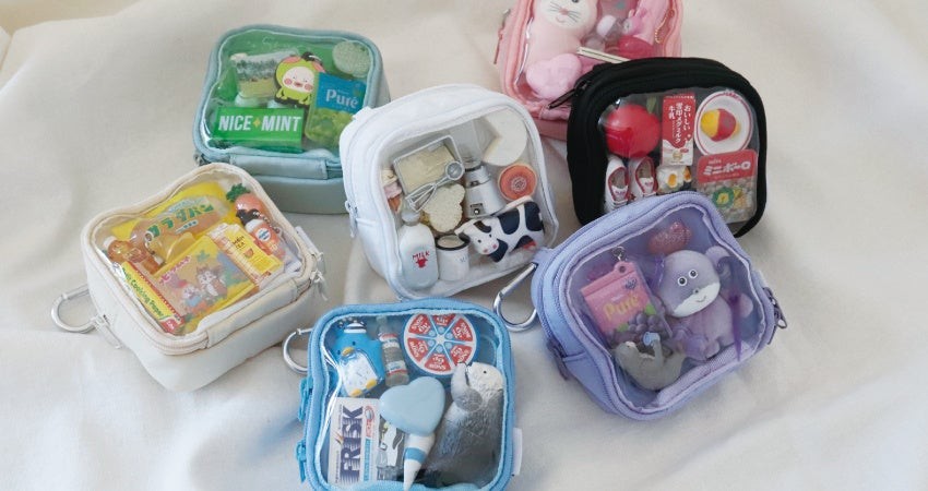 【一点物】物語を詰め込んだガチャ詰めポーチ風アクセサリーセット ガチャ活フリークに朗報！】ただのポーチじゃない！ガチャ詰めでき