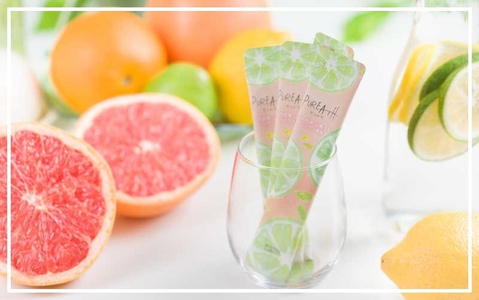 シトラス風味、フルーティーな味わいで甘すぎずスッキリ!