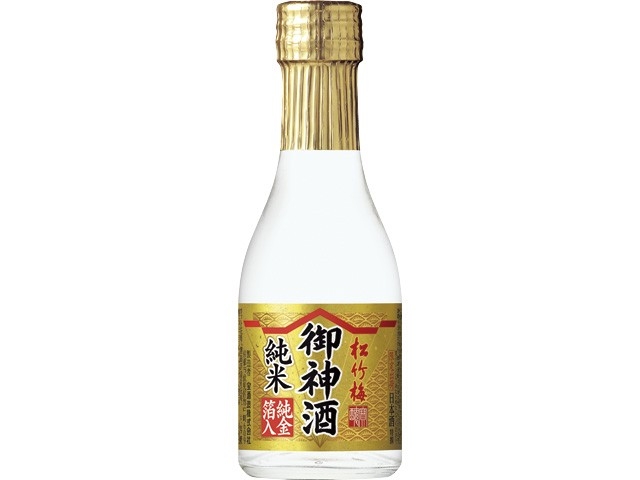 特撰松竹梅「御神酒(おみき)」<純米>純金箔入180ml