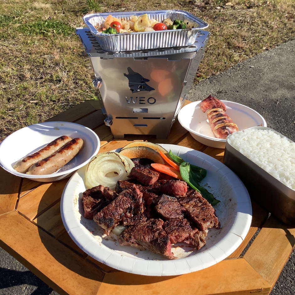 やきにく用焚き火台を活用したSNS