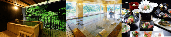 塩原温泉 渓流を望む野天風呂 湯守田中屋(栃木県 塩原温泉郷)