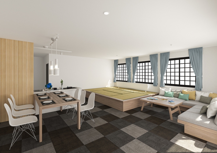 改修後 客室内イメージパース