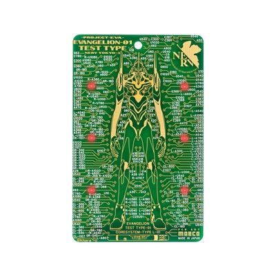 FLASH EVA01 基板アート バッグタグ 緑 表