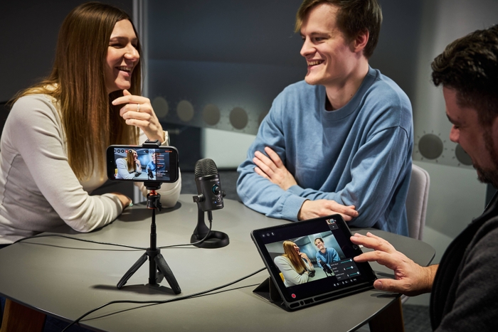 対談形式の配信イメージ