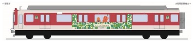 「こふん列車」外装(イメージ)