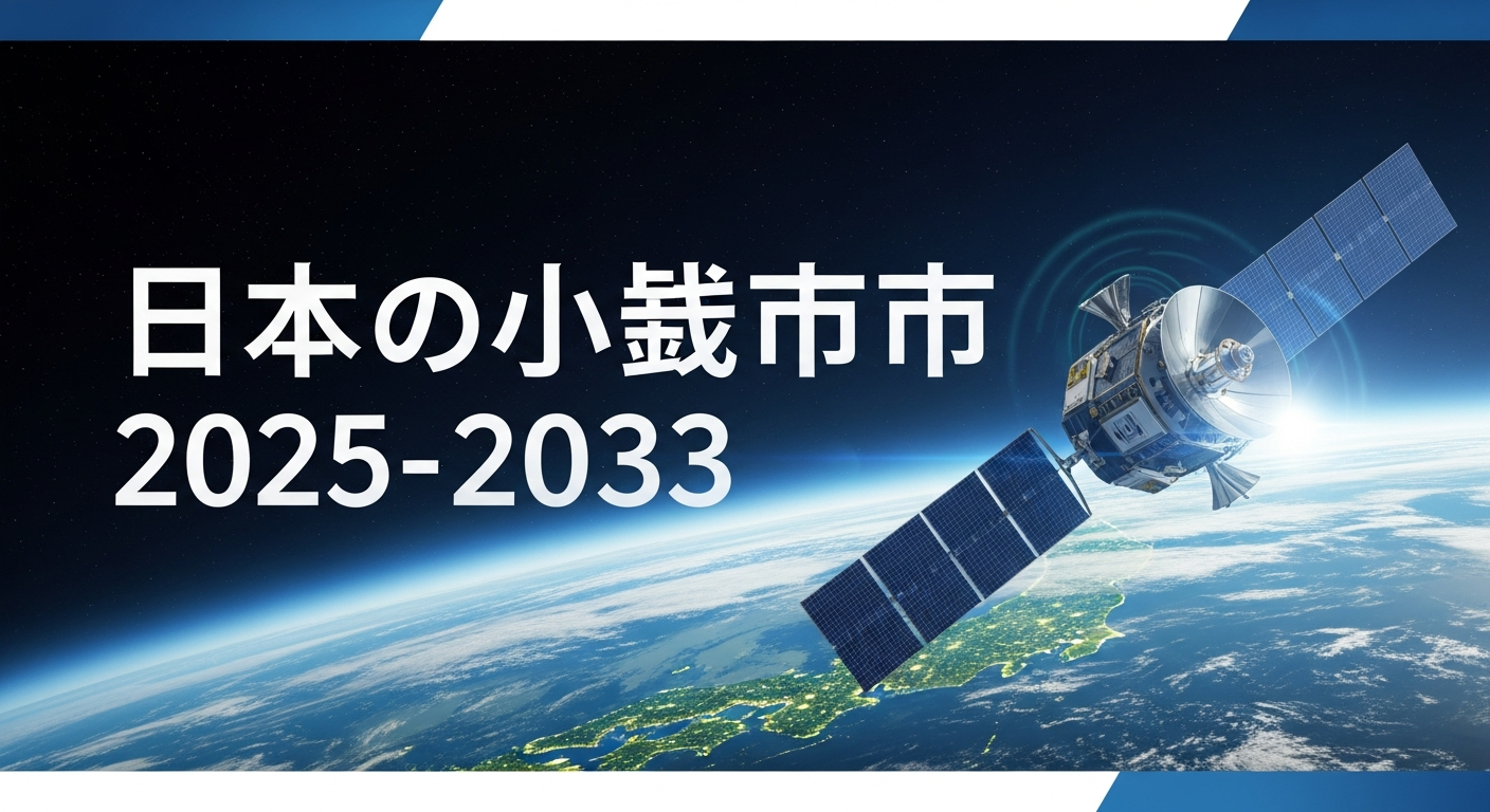 日本の小型衛星市場は堅調な成長が見込まれ、2033年には年平均成長率8.5%で6億8,510万米ドルに達すると予測