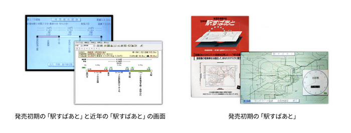 昔の「駅すぱあと」のイメージ画像