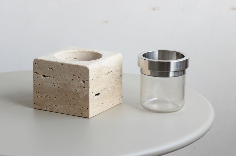 透明ポットを取り外した写真