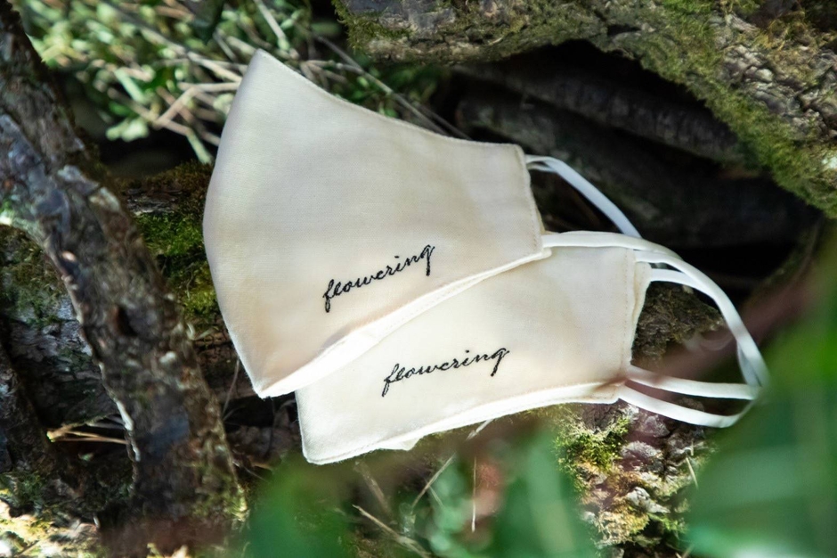 オーガニックコットンを使用したオリジナルマスク