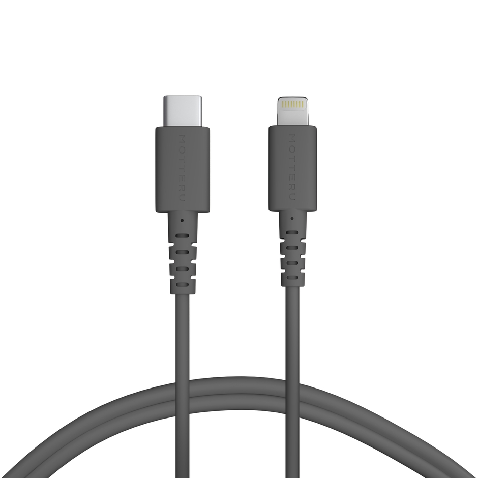 Type-C to Lightningケーブル(MOT-CBCLG)スモーキーブラック