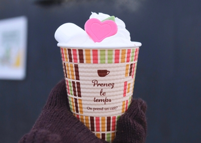 ▲ホットチョコレート/500円(税込)