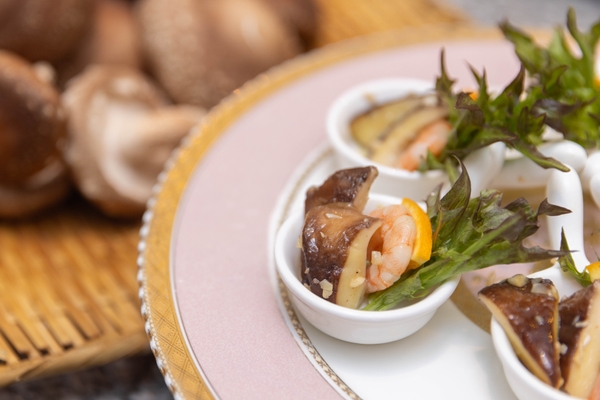 松島一の坊のディナーメニュー一例