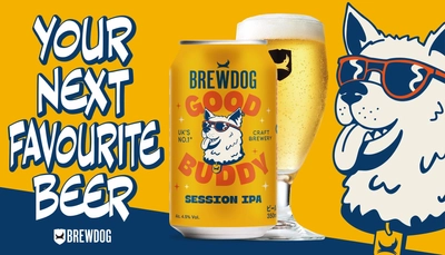 英国№1クラフトビールブランドBREWDOGから、日本限定の新たな旗艦品「GOOD BUDDY」が誕生。3月3日㈫よりファミリーマート*で先行発売！