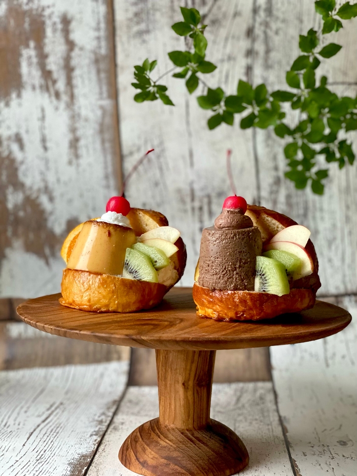 プリンアラモードッツォ＆チョコプリンアラモードッツォ3