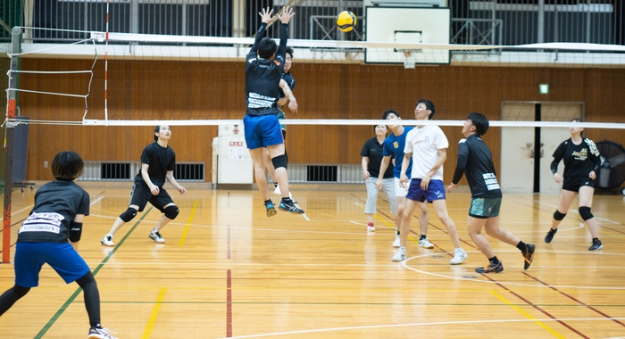 練習中の松戸ダイヤモンドの選手たち