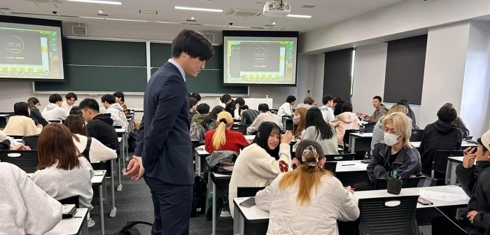 令和6年度（2024年度）の講義ではJ3リーグFC大阪の元選手 武田太一氏が登壇