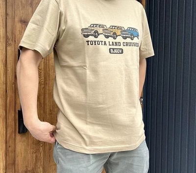 ヨタランドクルーザープリントTシャツ