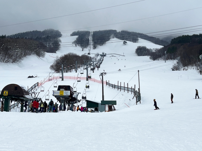 リフトの風景　昨シーズン