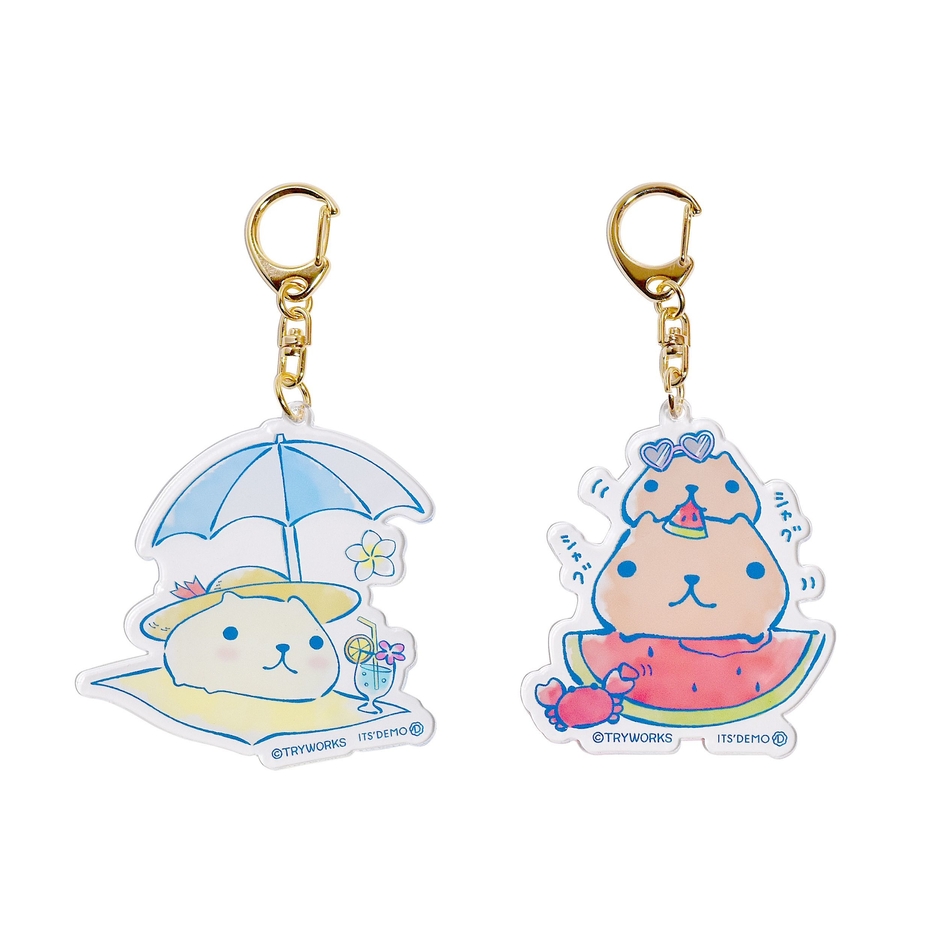 アクリルキーホルダー2種　各650円