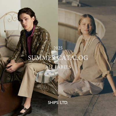 ＜株式会社シップス＞全レーベルの最新サマーコレクションを一堂に掲載「2025 SUMMER WEB CATALOG」を公開