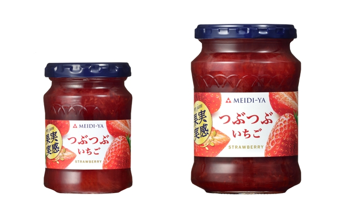果実実感　つぶつぶいちごジャム150g、320g