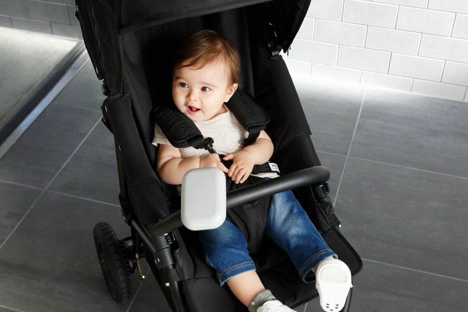 ベビーホッパー「ベビーカー&ベビーキャリア用ポータブル扇風機」使用イメージ 3