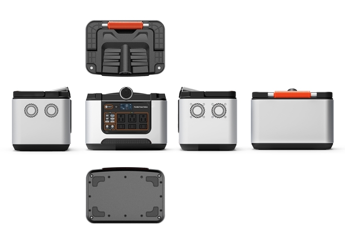 ポータブル電源 T700 展開図