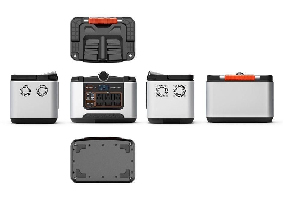 ポータブル電源 T700 展開図