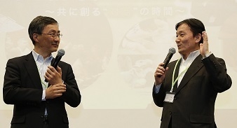 コモンズ投信会長渋澤＆社長伊井