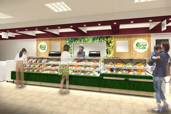 関東店舗初！ホットデリカを店内手作りに 『Salad Cafe 青葉台東急フードショー店』2月1日(水)オープン