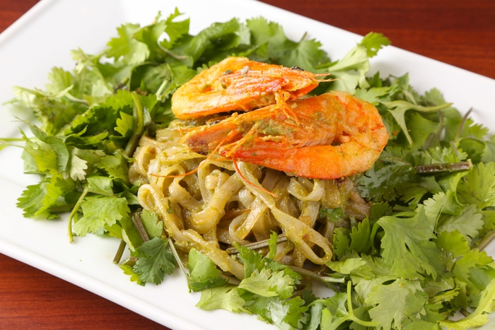 大好評!天使の海老のパクチージェノベーゼ