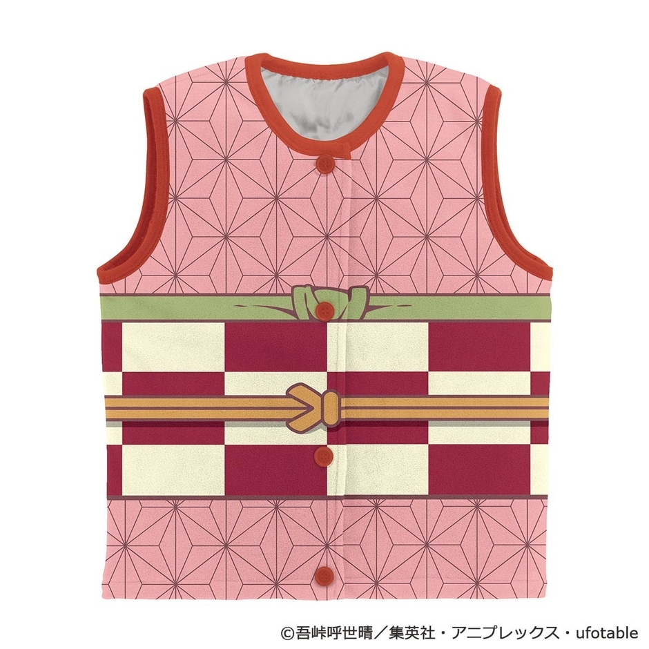 鬼滅の刃 フリースベスト 禰豆子