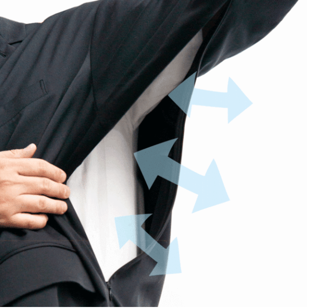 A. 脇のベンチレーション