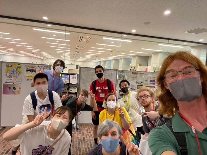 夏休みを利用して、9月から日本で学生生活を始める外国人留学生にキャンパスツアーを行いました