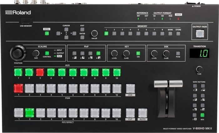 『V-800HD MK II』トップパネル