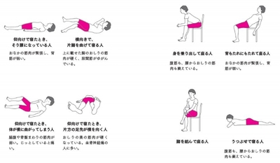 やっていませんか？ ふだんの姿勢をチェック！この姿勢はすべてNG