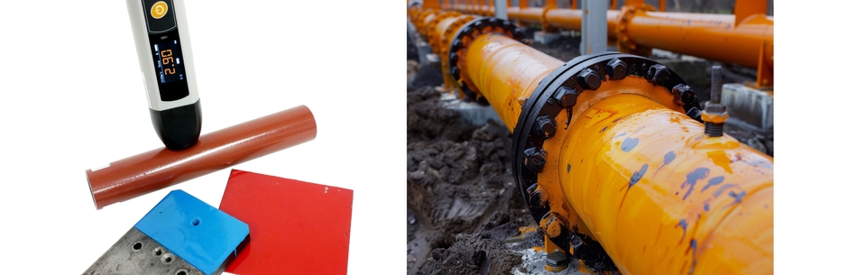 厚い塗装やライニング上でも測定