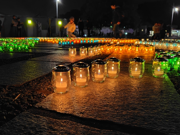 昨年のキャンドルアート