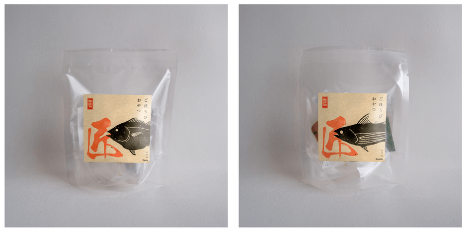 ごほうびおやつ匠 パッケージ並列