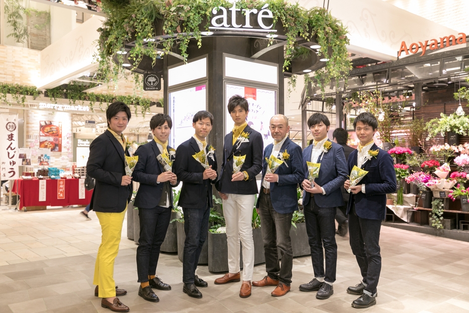 2018年度花贈り男子