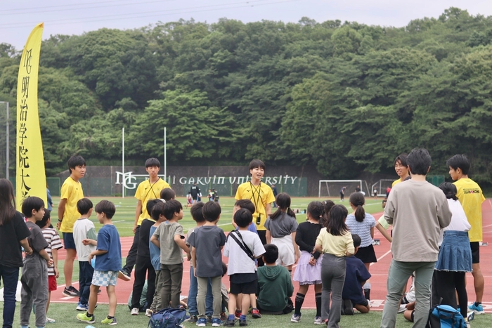 ミニ記録会の様子