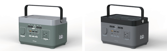 (左画像:変換モード200ルーメン/右画像:読書モード600ルーメン)