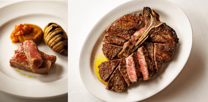 プライム熟成肉のステーキ