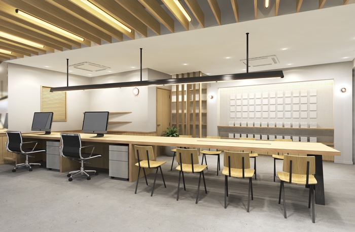 内装材のサンプルを展示予定