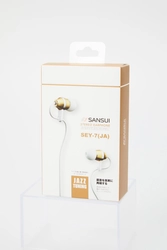 SANSUI　もう迷わない！選びやすい！ 3種類の音質チューニングをしたステレオイヤホンを発売！