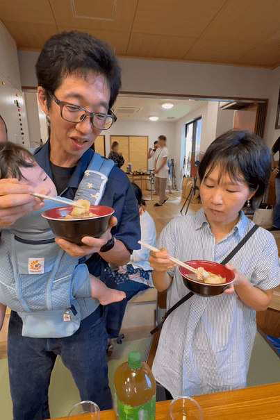 ちゃんこ会の様子