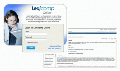 総合医薬品データベース - Lexicomp Online - 期間限定フリートライアル募集中